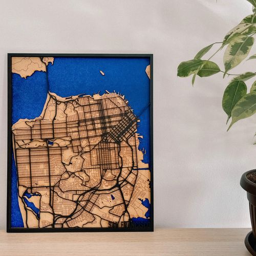 3D mapa grada "San-Francisko" slika 1