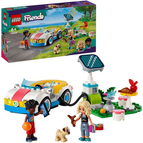LEGO® FRIENDS 42609 Električni auto i punjač slika 4