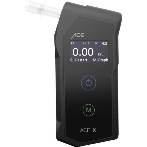 ACE X tester na alkohol crna 0.0 do 5 ‰ uključujući zaslon slika 6