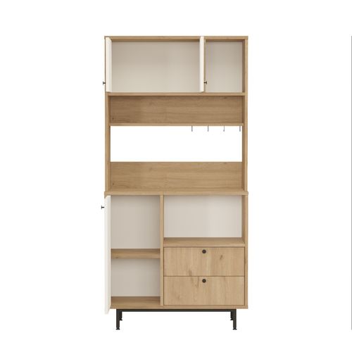 RE4-SW OakWhite Multi Purpose Cabinet slika 5