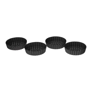 Five set kalupa za mini košarice 10x10x2,3cm čelik/ptfe tamno siva 4/1