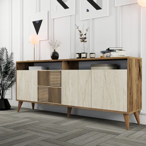 Milan - Walnut, Travertine Walnut
Travertine Console slika 3