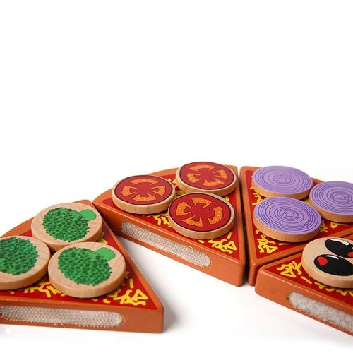 Montessori drveni set pizza s dodacima slika 5
