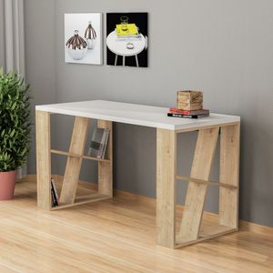 Radni stol Oak Study - Bijeli Hrast