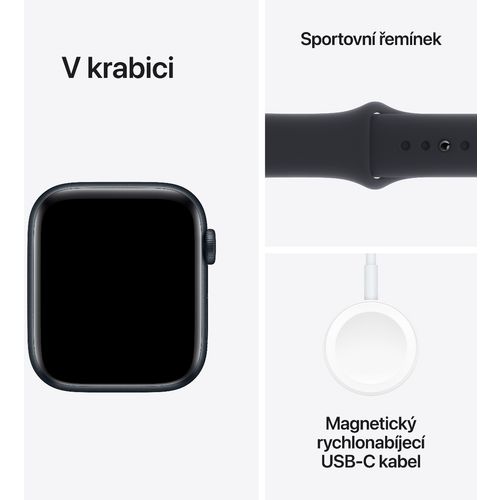 Apple Watch SE GPS 44mm Midnight with Midnight Sport Band - M/L slika 8