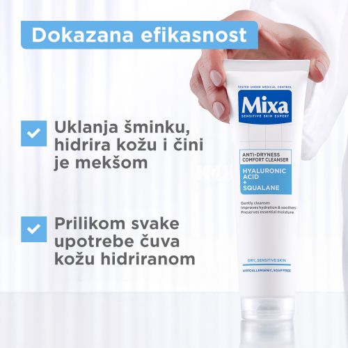 Mixa gel za čišćenje lica protiv suvoće kože​ slika 6