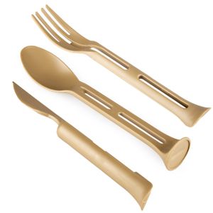 Evolite Set kašika, viljuška i nož Combo Cutlery, Bež