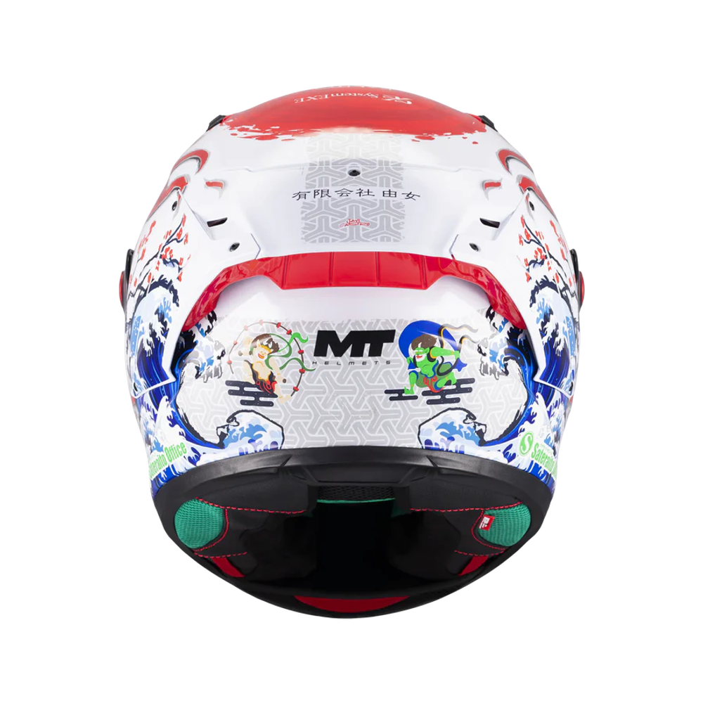 MT Helmets vizir za moto kacigu Kre+S Yamanaka 2025 A5 Gloss slika 6