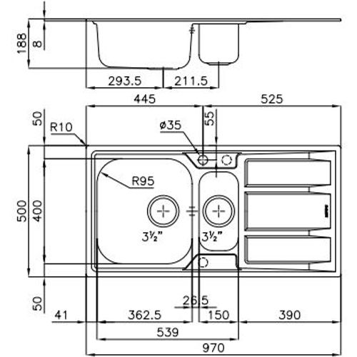 Sudoper FOSTER FM Marine 1973960 STD slika 3