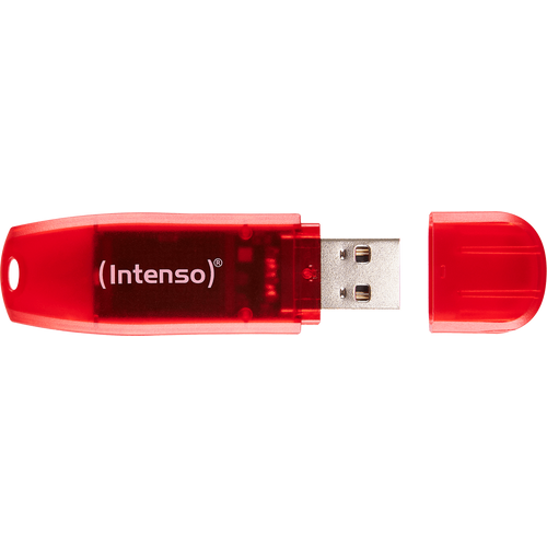 (Intenso) USB Flash drive 128GB Hi-Speed USB 2.0, Rainbow Line, RED - USB2.0-128GB/Rainbow slika 3
