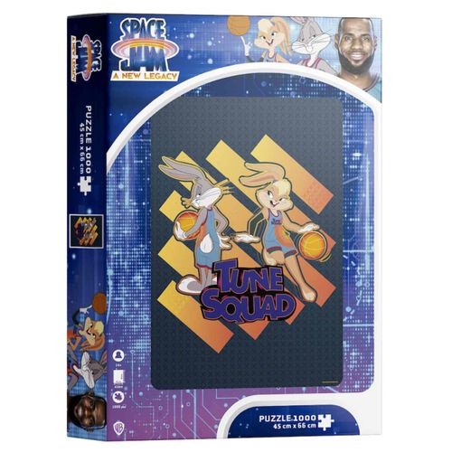 Space Jam 2 Tune Squad Bugs i Lola Puzzle 1000 komada slika 1