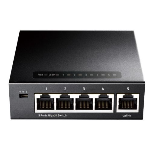 Cudy GS105 metalni 5-Port Gbit Desktop Switch, 5x RJ45 10/100/1000 (Alt. G1005) ver 4.0 slika 1