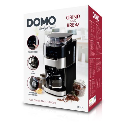 DOMO Aparat za kavu s mlinom 900W slika 2