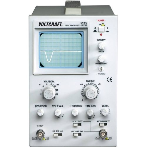 analogni osciloskop VOLTCRAFT AO 610 10 MHz 1-kanalni slika 1