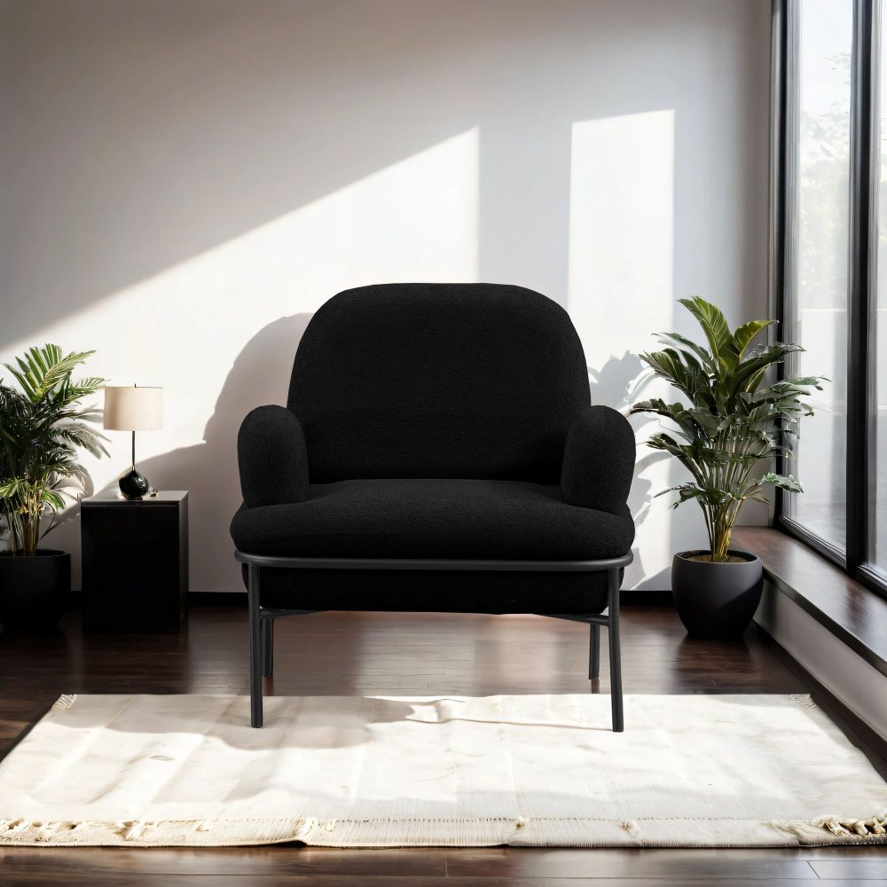 Wing Chair Aster - Crna boja slika 1