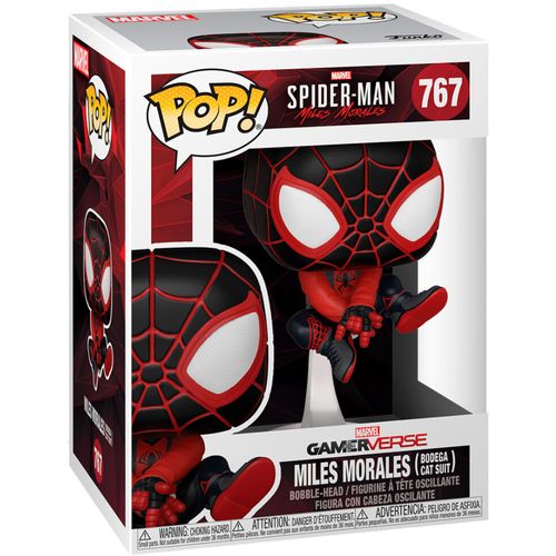 POP figure Marvel Spiderman Miles Morales Bodega Cat Suit slika 3