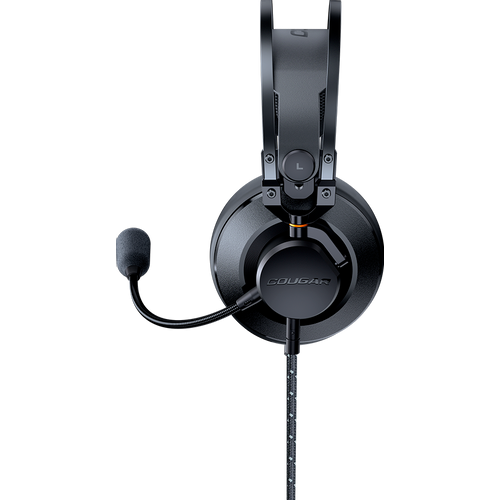 Cougar I VM410 I 3H550P53B.0002 I Headset I 53mm Driver / 9.7mm noise cancelling Mic. / Stereo 3.5mm 4-pole and 3-pole PC adapter / Suspended Headband / Black slika 3