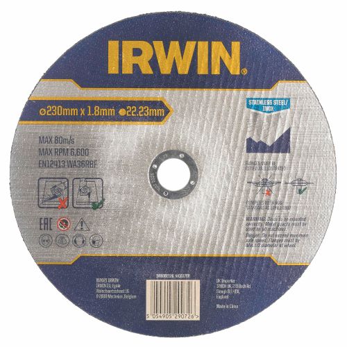 Irwin disk za rezanje metala/nehrđajućeg čelika, ravan, 230 mm x 1,8 mm x 22,23 mm slika 1