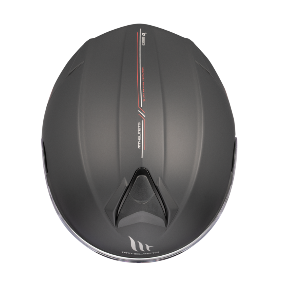 MT Helmets vizir za moto kacigu Genesis SV Solid A1 Matt Black slika 7