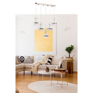 Prenses 8727-3 Chrome Chandelier