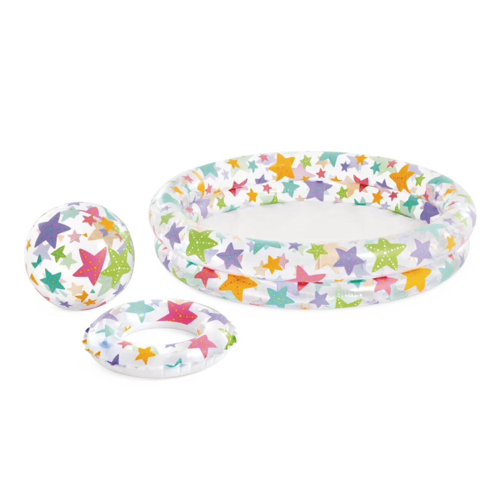 Intex bazen + lopta + pojas za plivanje set fi 122 cm,visina 25 cm 59460NP slika 1