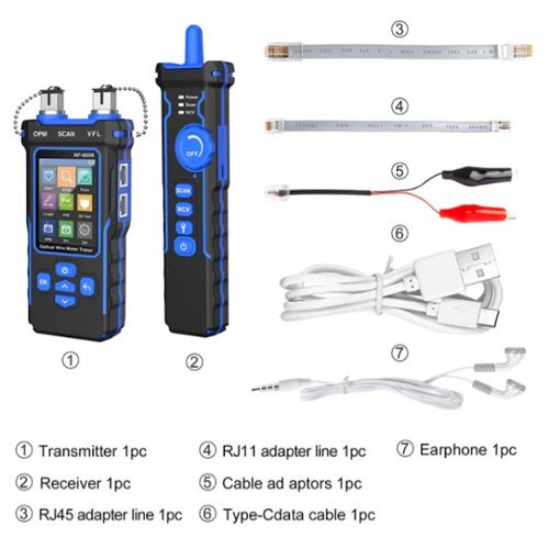 Tester Kablovski LAN Noyafa POE NF-8508 TESTEROPTIKE I LAN CAT5/CAT6 slika 9