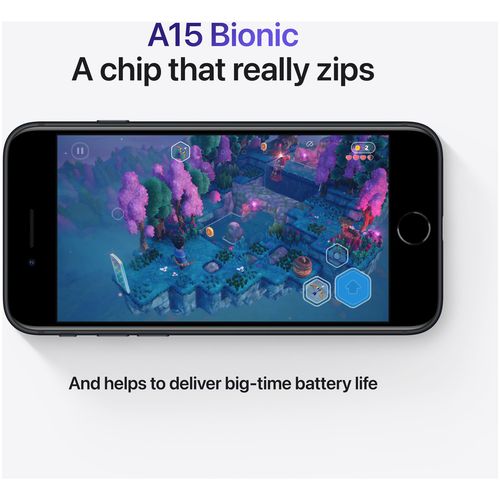 Apple iPhone SE 2022 64GB (MMXF3SE/A) crni mobilni 4.7" Hexa Core A15 Bionic 4GB 64GB 12Mpx Dual Sim slika 8