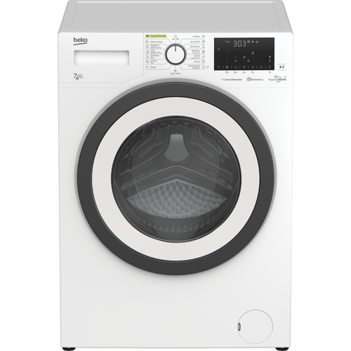 Beko HTV7736XSHT Mašina za pranje i sušenje veša, 7/4 kg, 1400 rpm, ProSmart™ Inverter, Bluetooth, Dubina 50 cm slika 1