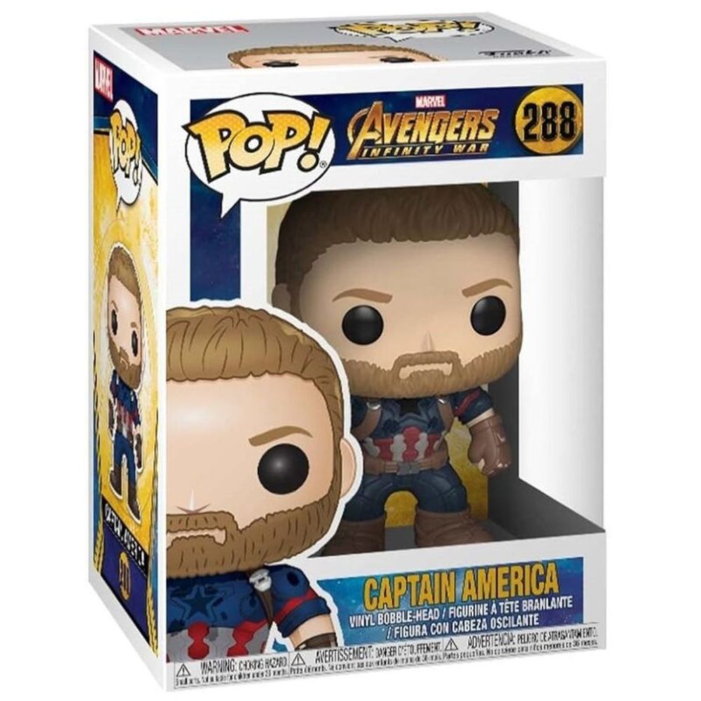 Funko POP figura Marvel Avengers Infinity War Kapetan Amerika slika 4