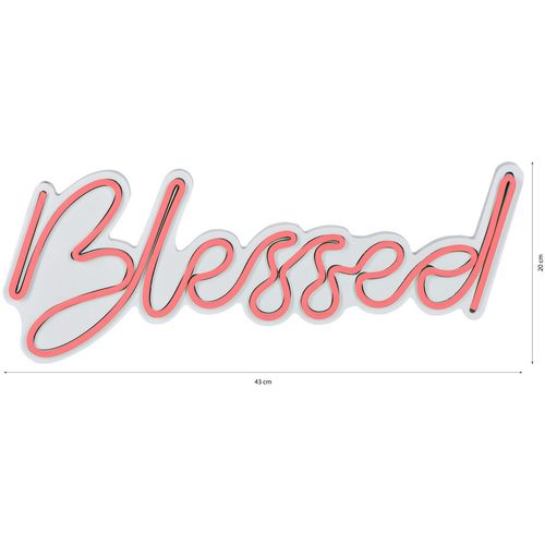 Blessed - Pink Pink Decorative Plastic Led Lighting slika 7