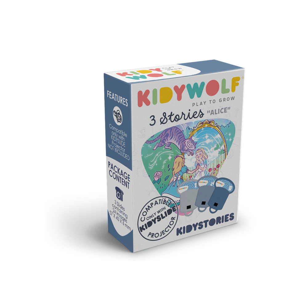 Kidywolf Set slajdova Kidystories za dječiji projektor - Alice, 3kom  slika 1