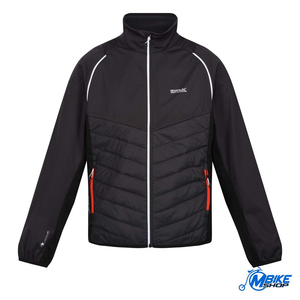Regatta Muška jakna 2U1 Stern Hybrid Ash Black M slika 1
