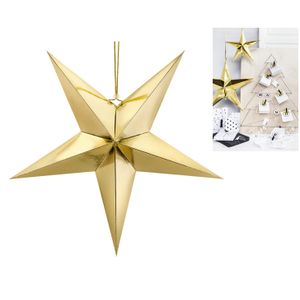 Gwp1-70-019M Zvijezda Od Papira Zlatne Boje, Sa Zlatnom Špagom Promjer 70cm