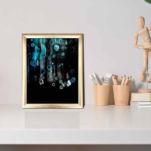 ACT-041 Multicolor Decorative Framed MDF Painting