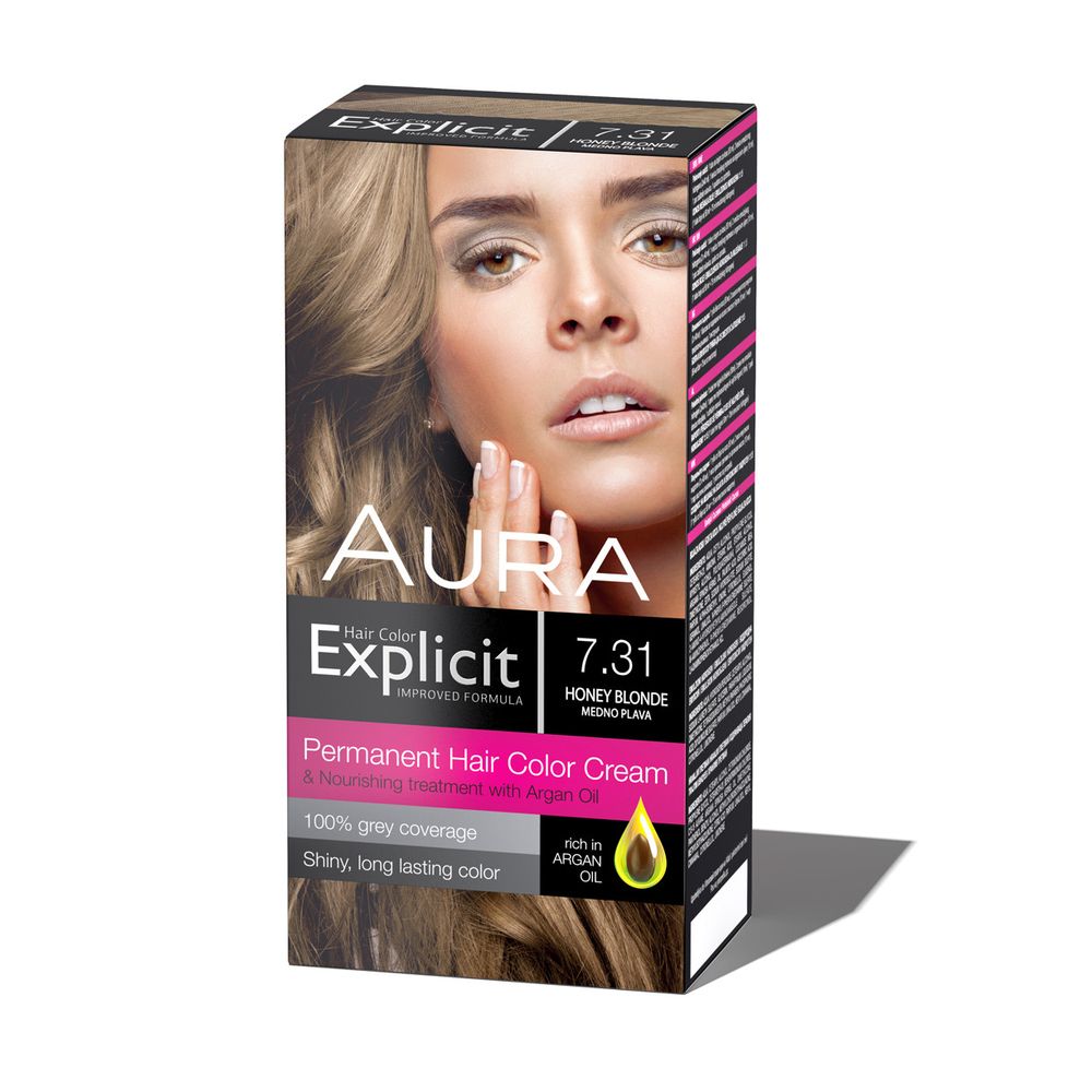 Aura Explicit Boja za kosu 7.31 New  slika 1