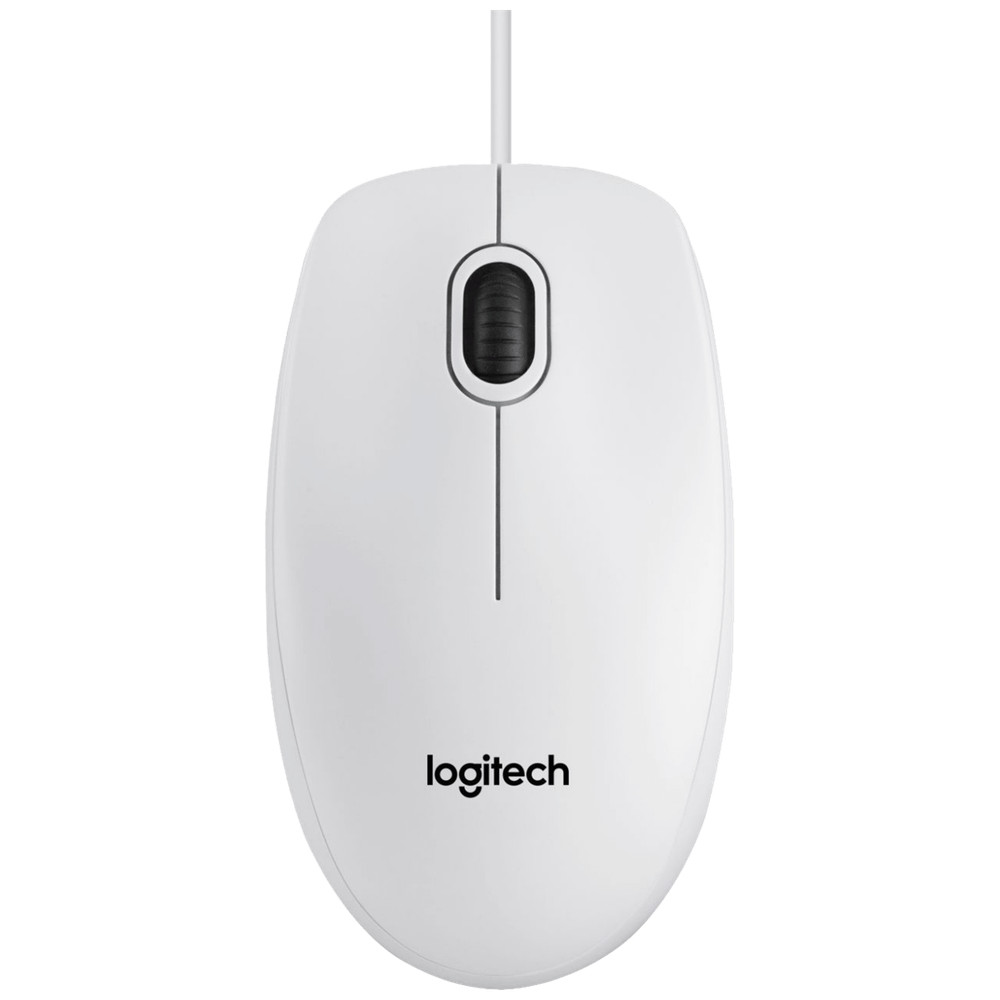 Logitech Miš optički, 800 dpi, 3 tipke, USB - B100 White slika 2