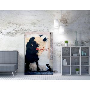 Dekorativna Slika na Platnu WY04 (70 x 100) u Šarenim Bojama s Drvenim Okvirom