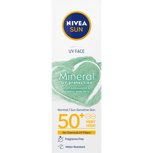 NIVEA SUN UV mineral krema za zaštitu kože lica od sunca SPF 50+ 50 ml slika 4
