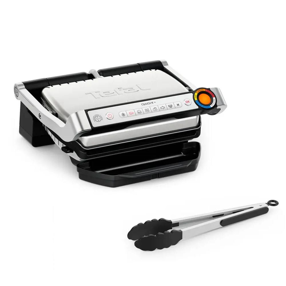 TEFAL Roštilj / Optigrill + Tefal hvataljke GC718D10, 2000 W slika 1