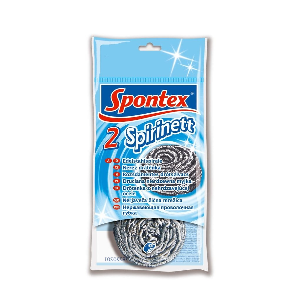Spontex Spirinett čelična spiralna žica 2 kom slika 1