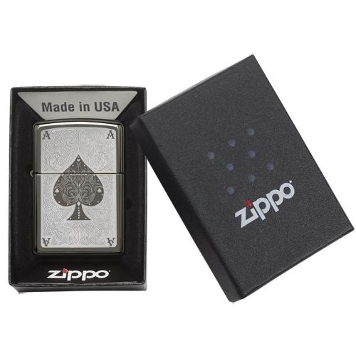 Zippo upaljač metalni na benzin 28323 slika 2