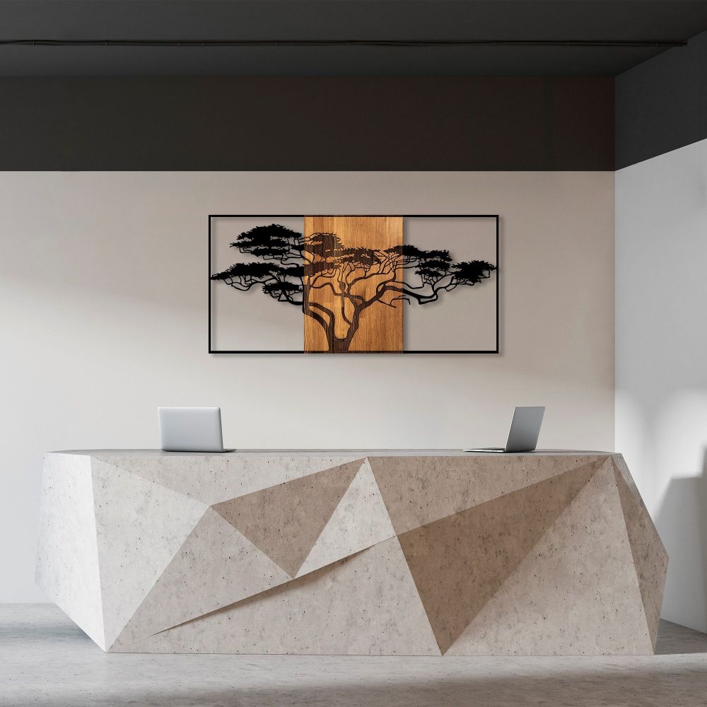 Dekorativni Zidni Ukras - Acacia Tree 328 u Boji Crnog Oraha slika 3