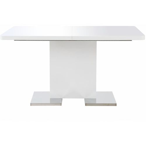 Produživi stol visokog sjaja bijeli 180 x 90 x 76 cm MDF slika 13
