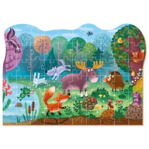 DODO Puzzle Čudesne Šumske Životinje, 60 komada slika 3