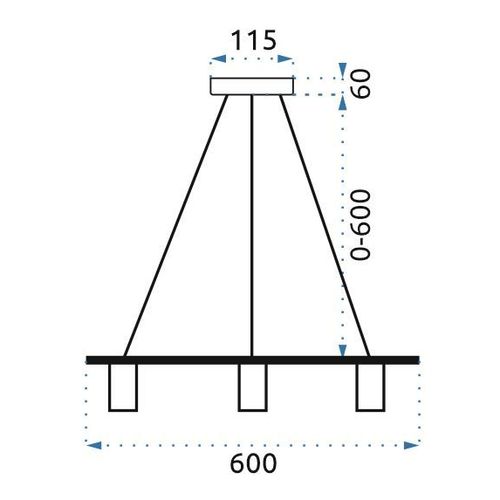 TOOLIGHT Stropna svjetiljka Trostruka moderna APP420-3CP slika 10