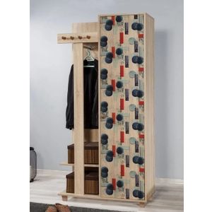 Hall Stand Garmanto 90 - 520, boja / nijanse sonoma hrasta