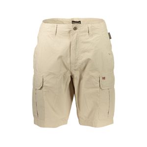 NAPAPIJRI MEN'S BEIGE BERMUDA PANTS