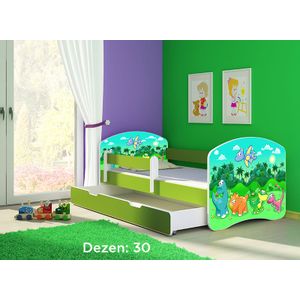 Deciji krevet ACMA II 140x70 F + dusek 6 cm GREEN30