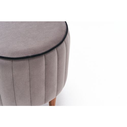 Atelier Del Sofa Tabure, Sivo, Lindy Puf - Grey slika 6