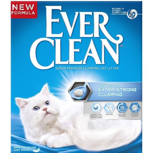 EverClean Extra Strong Unscented 10 L, posip za mačke slika 1